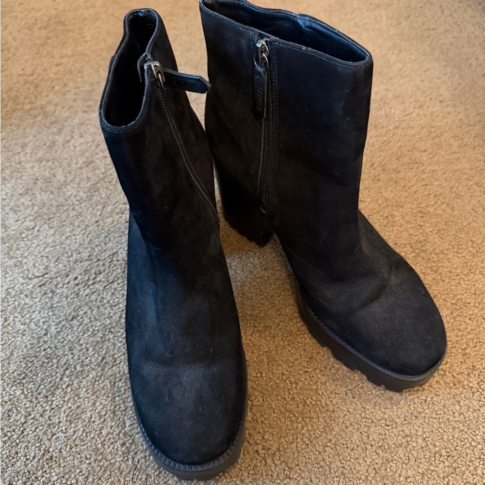 SCHUTZ Black Ankle Booties